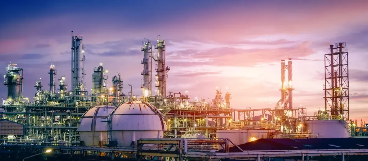 Oil and gas refinery